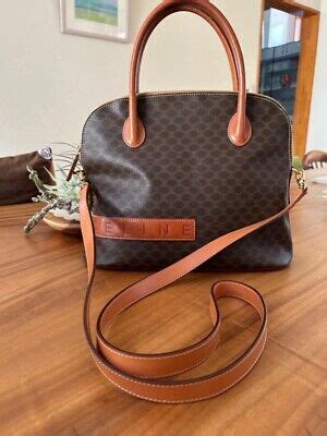 celine mc01/1|celine Bag Handbag Tote Bag Suede Brown MC01 1 Authentic.